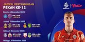 Jadwal dan Nonton BRI Super League: Pekan Ke-12 Tayang Eksklusif di Vidio Jadwal dan Nonton BRI Super League: Pekan Ke-12 Tayang Eksklusif di Vidio