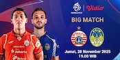 Nonton Live Streaming BRI Super League: Persija vs PSIM Jogja, Eksklusif di Vidio