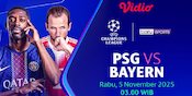 Saksikan dan Nonton Liga Champions: PSG vs Bayern Munchen Eksklusif Tayang di Vidio