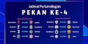 Cek Jadwal dan Nonton Liga Champions Pekan ke-4: Tayang Eksklusif di Vidio