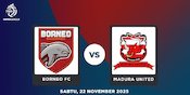 Prediksi BRI Super League: Borneo FC vs Madura United 22 November 2025