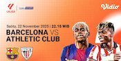 Link Live Streaming La Liga 2025/26: Barcelona vs Athletic Bilbao, Tayang di Vidio Link Live Streaming La Liga 2025/26: Barcelona vs Athletic Bilbao, Tayang di Vidio
