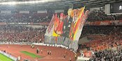 BRI Super League - The Jakmania Suguhkan 2 Koreografi Raksasa saat Laga Persija vs PSIM di SUGBK: Until Our Last Breath