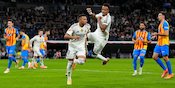 Rapor Pemain Real Madrid vs Valencia: Mbappe Bersinar, Carreras Beri Dampak Maksimal