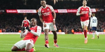 Hasil Arsenal vs Tottenham: Eze Cetak Hat-trick, The Gunners Kian Perkasa di Puncak Hasil Arsenal vs Tottenham: Eze Cetak Hat-trick, The Gunners Kian Perkasa di Puncak
