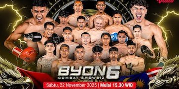 Intip Deretan Fighter BYON Combat Showbiz 6: Tayang Akhir Pekan ini di Vidio