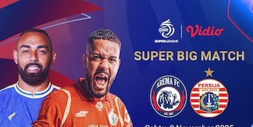 Saksikan dan Nonton BRI Super League: Arema FC vs Persija Eksklusif di Vidio Saksikan dan Nonton BRI Super League: Arema FC vs Persija Eksklusif di Vidio