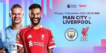 Saksikan dan Nonton Liga Inggris: Manchester City vs Liverpool Tayang Eksklusif di Vidio Saksikan dan Nonton Liga Inggris: Manchester City vs Liverpool Tayang Eksklusif di Vidio