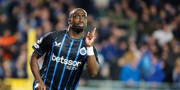 Man of the Match Club Brugge vs Barcelona: Carlos Forbs