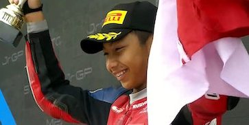 Tangis Haru Kiandra Ramadhipa, Dedikasikan Kemenangan European Talent Cup Catalunya 2025 untuk Indonesia