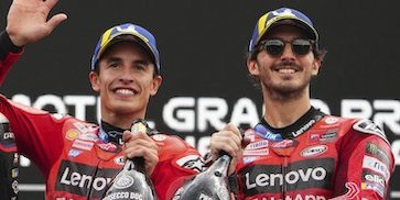Cuma Bisa Nonton dari Rumah, Marc Marquez Sedih Pecco Bagnaia Loyo Jelang Akhir Musim MotoGP 2025