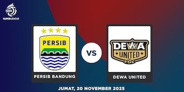 Tempat Menonton Persib Bandung vs Dewa United: Live Streaming BRI Super League 21 November 2025