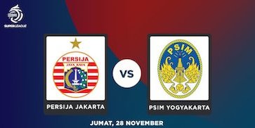 Prediksi BRI Super League: Persija Jakarta vs PSIM Yogyakarta 28 November 2025
