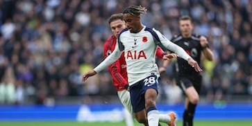 Man of the Match Tottenham vs Manchester United: Wilson Odobert