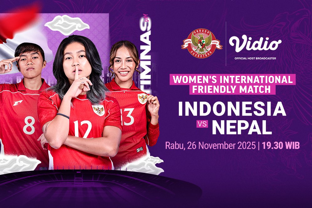 Nonton Timnas Indonesia vs Nepal: FIFA Womens Match Day 2025, Tayang di Vidio Nonton Timnas Indonesia vs Nepal: FIFA Womens Match Day 2025, Tayang di Vidio
