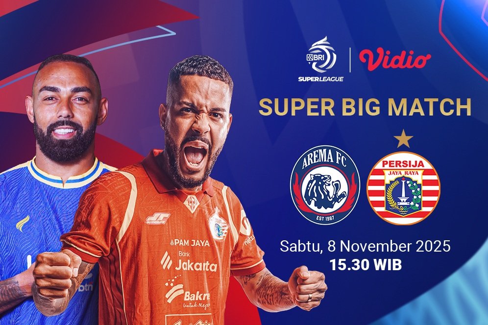Saksikan dan Nonton BRI Super League: Arema FC vs Persija Eksklusif di Vidio Saksikan dan Nonton BRI Super League: Arema FC vs Persija Eksklusif di Vidio