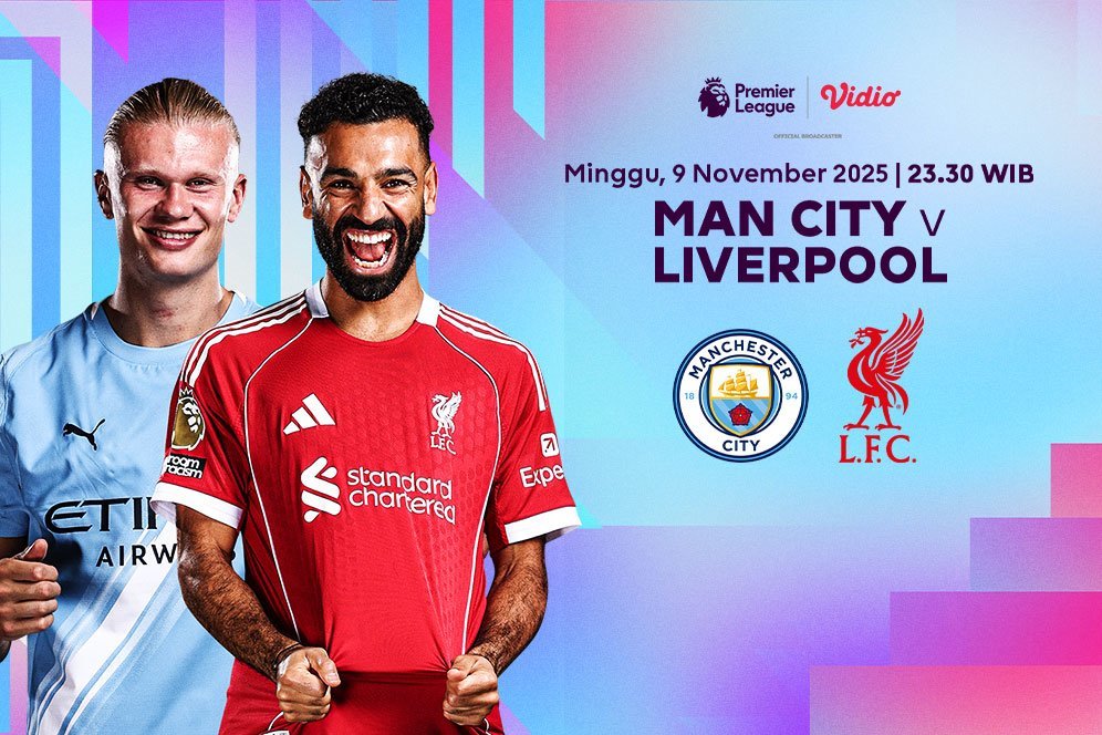 Saksikan dan Nonton Liga Inggris: Manchester City vs Liverpool Tayang Eksklusif di Vidio