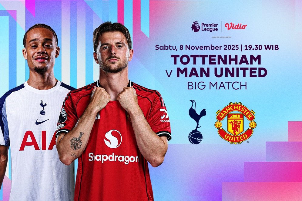 Saksikan dan Nonton Liga Inggris: Tottenham vs Manchester United, Tayang di Vidio Saksikan dan Nonton Liga Inggris: Tottenham vs Manchester United, Tayang di Vidio