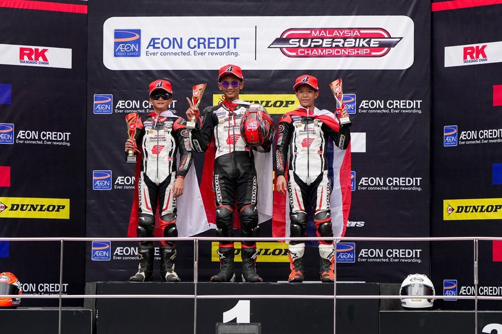 Pembalap Astra Honda Sukses Sabet Podium di 2 Balapan Thailand Talent Cup 2025