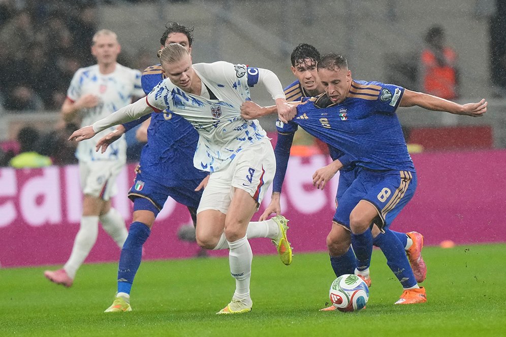 Hasil Italia vs Norwegia: Haaland Menggila, Azzurri Tumbang 1-4 di San Siro Hasil Italia vs Norwegia: Haaland Menggila, Azzurri Tumbang 1-4 di San Siro