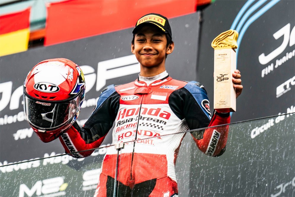 Kiandra Ramadhipa Akhiri European Talent Cup 2025 di Peringkat 5 Klasemen, 2 Kali Kumandangkan Indonesia Raya!