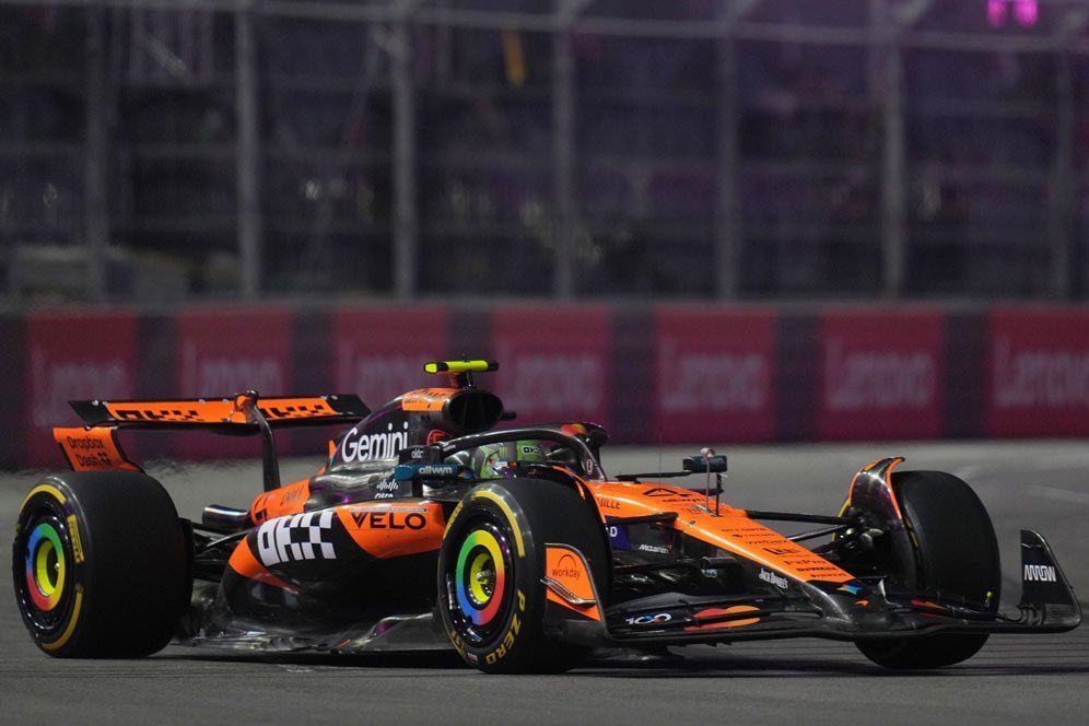 Hasil Latihan Kedua Formula 1 GP Las Vegas 2025: Lando Norris dan Kimi Antonelli Memimpin