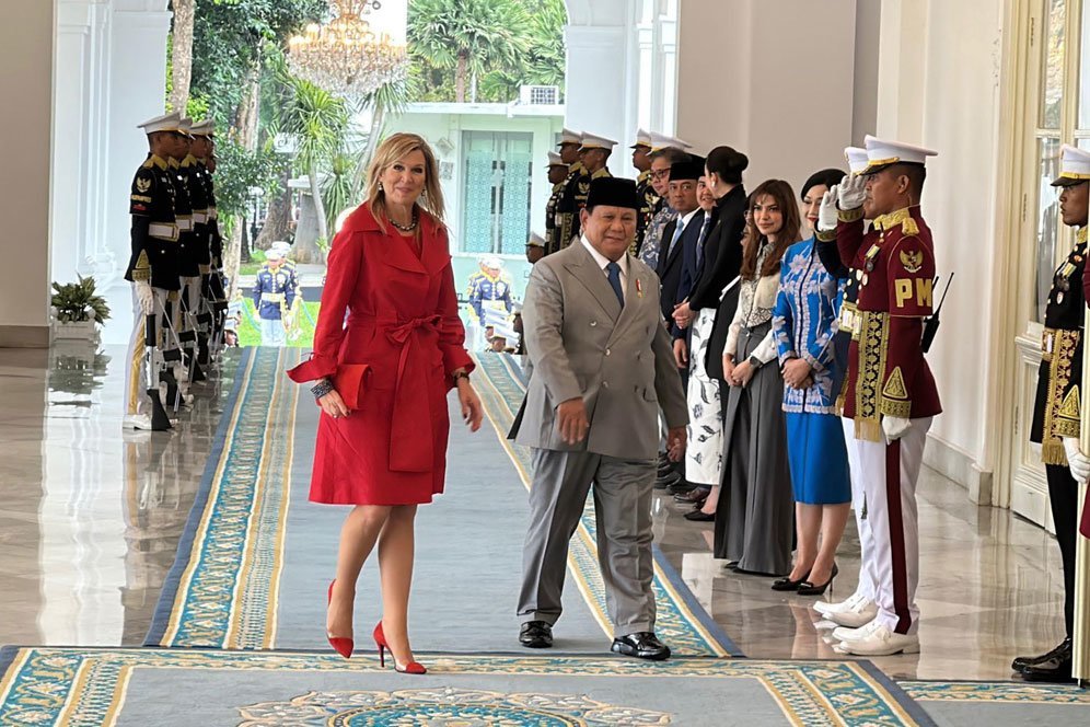 Momen Hangat di Istana: Presiden Prabowo Sambut Ratu Maxima dalam Misi Khusus soal Kesehatan Keuangan