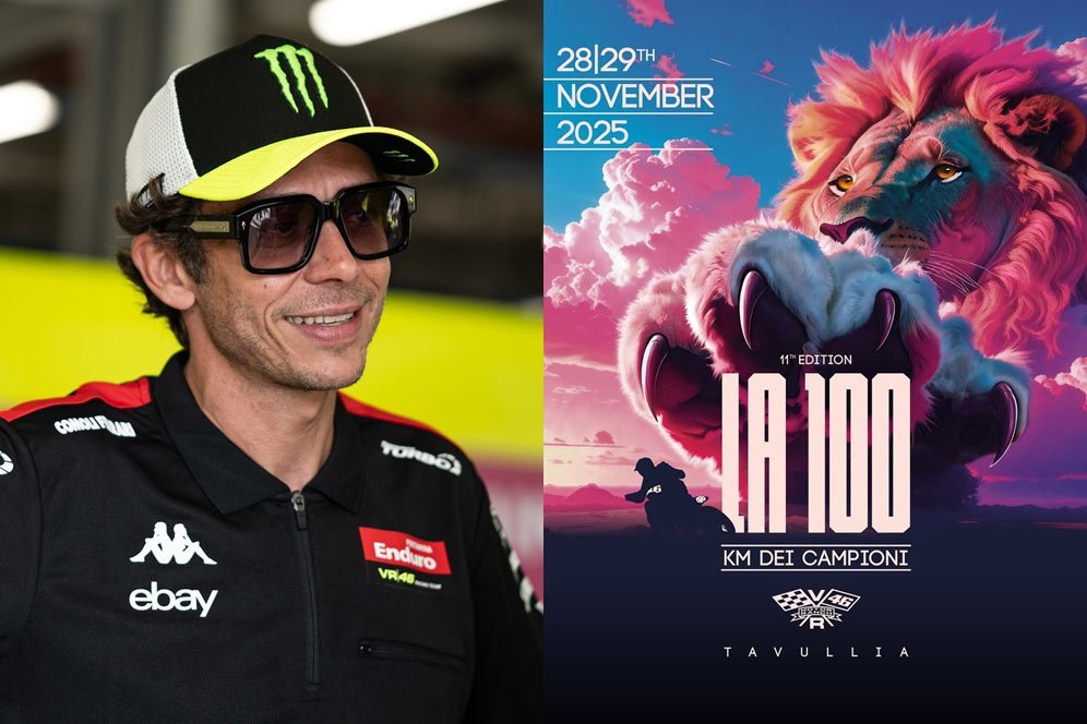 Termasuk 6 Pembalap MotoGP, Valentino Rossi Ajak 45 Rider Balapan di La 100km dei Campioni 2025 Termasuk 6 Pembalap MotoGP, Valentino Rossi Ajak 45 Rider Balapan di La 100km dei Campioni 2025