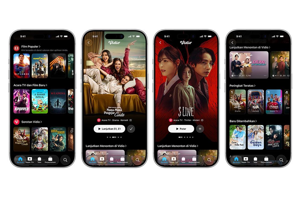 Nonton Liga Inggris Makin Mudah! Vidio jadi OTT Indonesia Pertama yang Hadir di Apple TV App