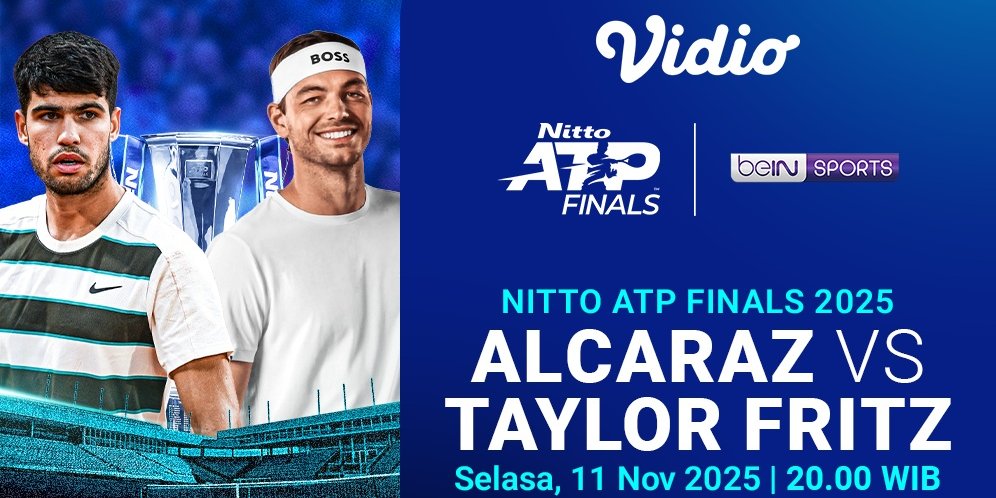 Saksikan dan Nonton Nitto ATP Finals 2025, Eksklusif di Vidio