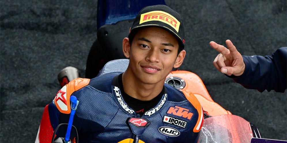 Pembalap Indonesia di Red Bull Rookies Cup 2025, Veda Ega Pratama (c) Red Bull Rookies Cup