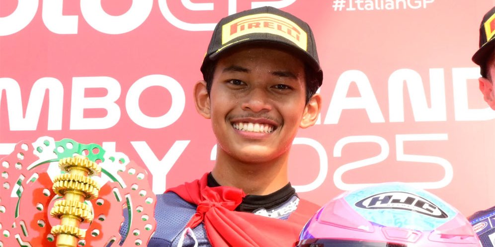 Pembalap Indonesia di Red Bull Rookies Cup 2025, Veda Ega Pratama (c) Red Bull Rookies Cup