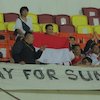 Pesan Kemanusiaan Suporter Timnas Indonesia U-22, Bentangkan Spanduk 'Pray for Sumatra' di SEA Games 2025