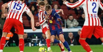 Rapor Pemain Barcelona vs Atletico Madrid: Lewandowski Gagal Penalti, Pedri Bersinar