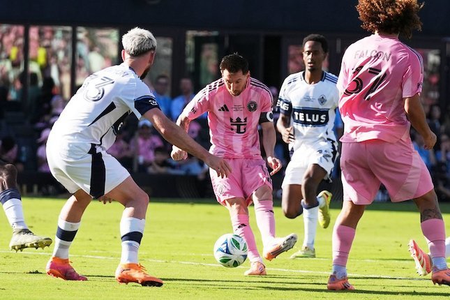 Babak Pertama Inter Miami vs Vancouver