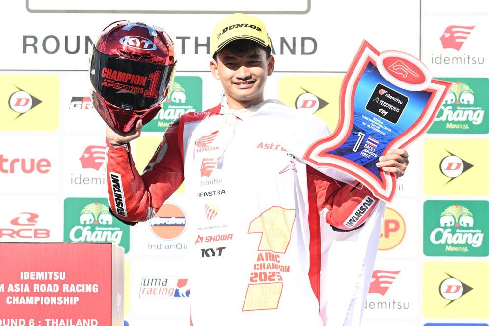 Raih 1 Gelar Juara di ARRC 2025, Astra Honda Racing Team Siapkan Evaluasi untuk Musim Depan Raih 1 Gelar Juara di ARRC 2025, Astra Honda Racing Team Siapkan Evaluasi untuk Musim Depan