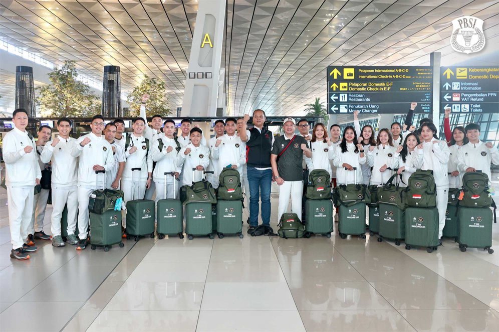 Tim Bulu Tangkis Indonesia Bertolak ke Thailand, Siap Sajikan Performa Terbaik di SEA Games 2025