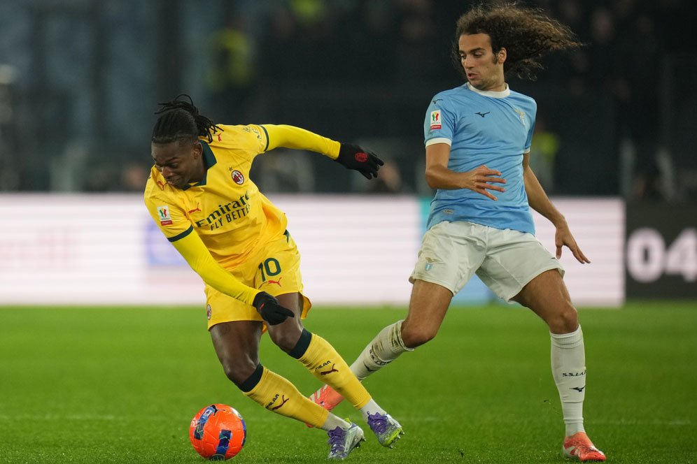 Zonk di Laga Lazio vs Milan, Rafael Leao Tetap Dapat Pujian Dari Allegri: Mainnya Bagus kok