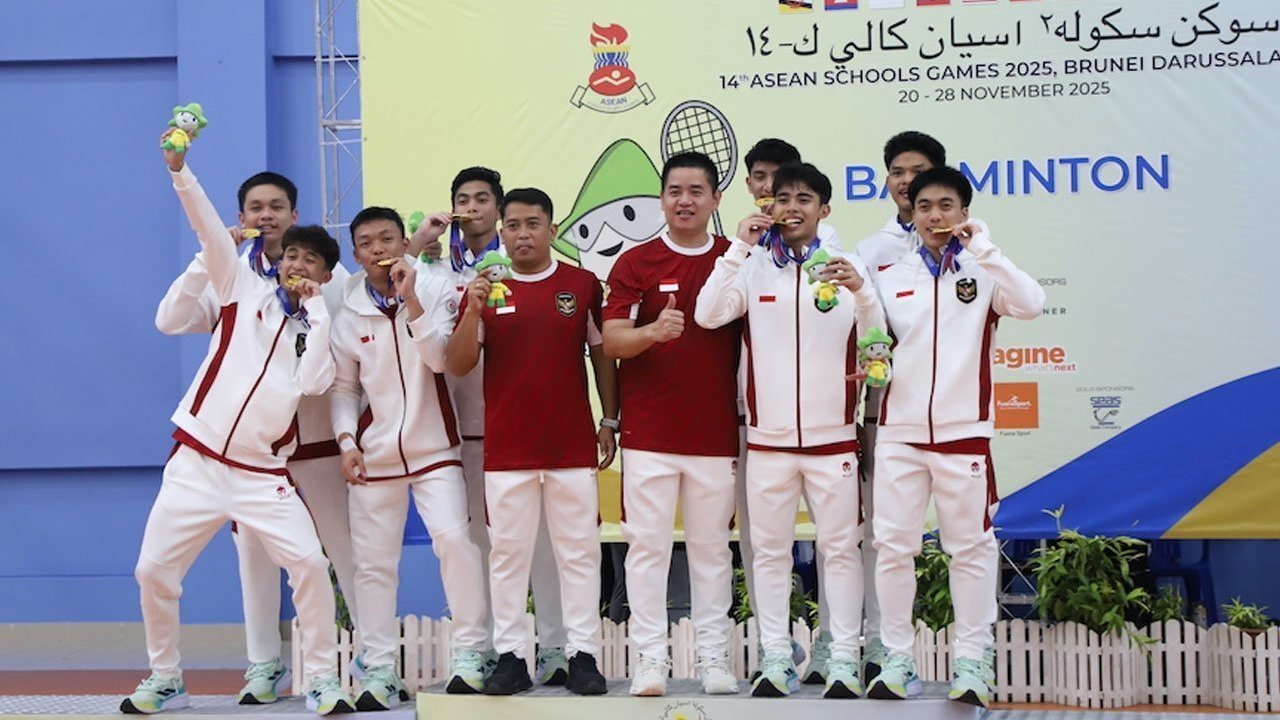 Malaysia dan Thailand Lewat! Timnas Pelajar Indonesia Borong Emas Badminton ASG 2025