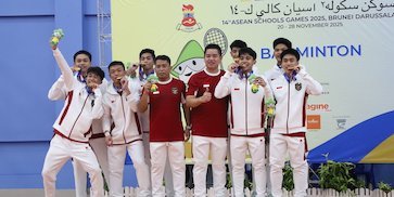 Malaysia dan Thailand Lewat! Timnas Pelajar Indonesia Borong Emas Badminton ASG 2025