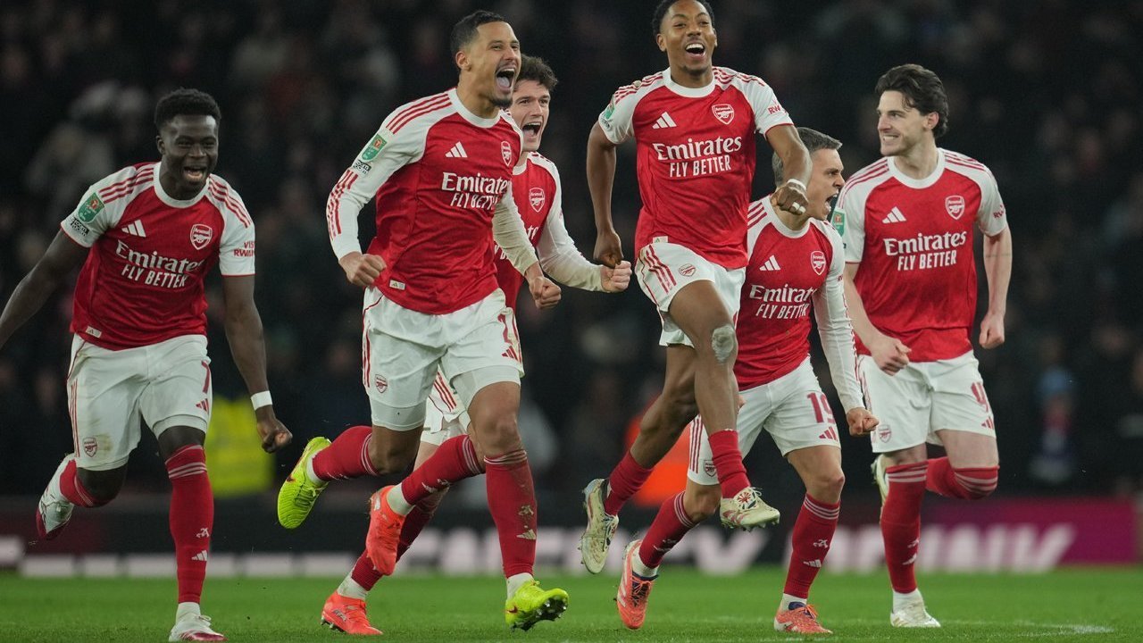 Hasil Arsenal vs Crystal Palace: Menang Adu Penalti, The Gunners Melaju ke Semifinal Carabao Cup