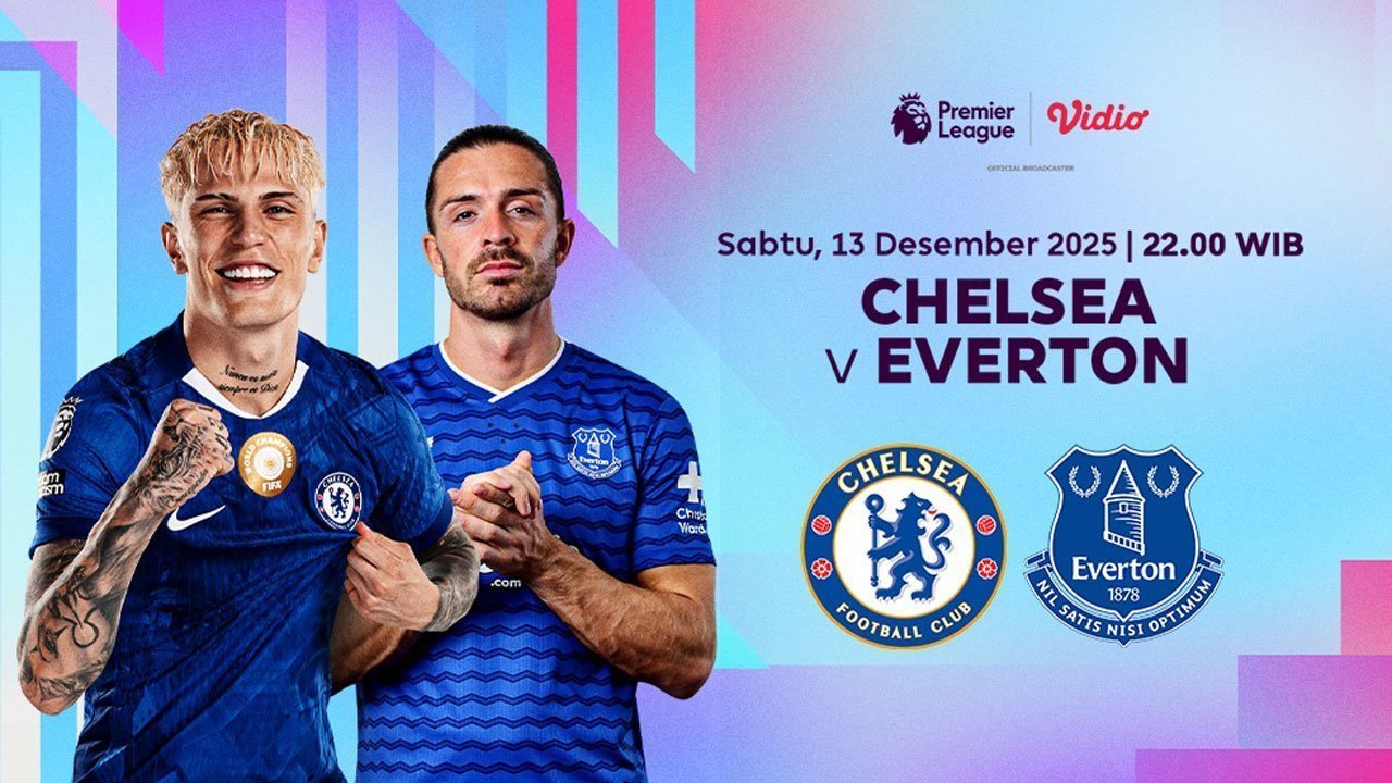 Saksikan Siaran Langsung Liga Inggris Pekan ke-16: Chelsea vs Everton, Tayang Eksklusif di Vidio Saksikan Siaran Langsung Liga Inggris Pekan ke-16: Chelsea vs Everton, Tayang Eksklusif di Vidio