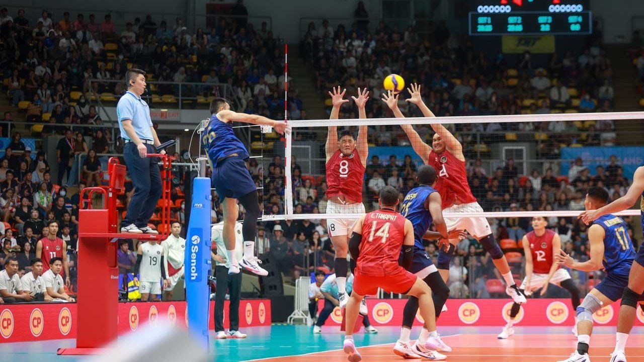 Hasil Final Voli Putra SEA Games 2025: Berjuang Hingga 5 Set, Indonesia Kalah 2-3 dari Thailand dan Dapat Perak