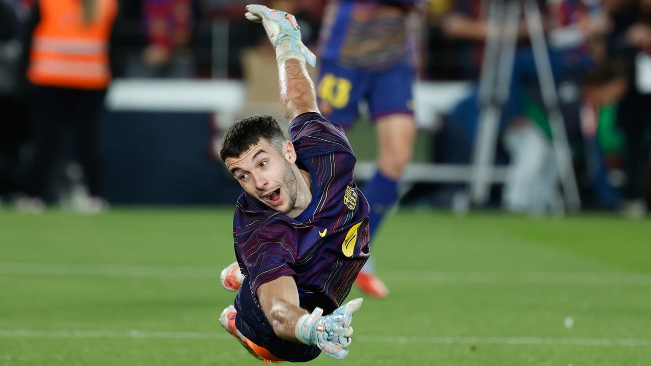 Man of the Match Villarreal vs Barcelona: Joan Garcia