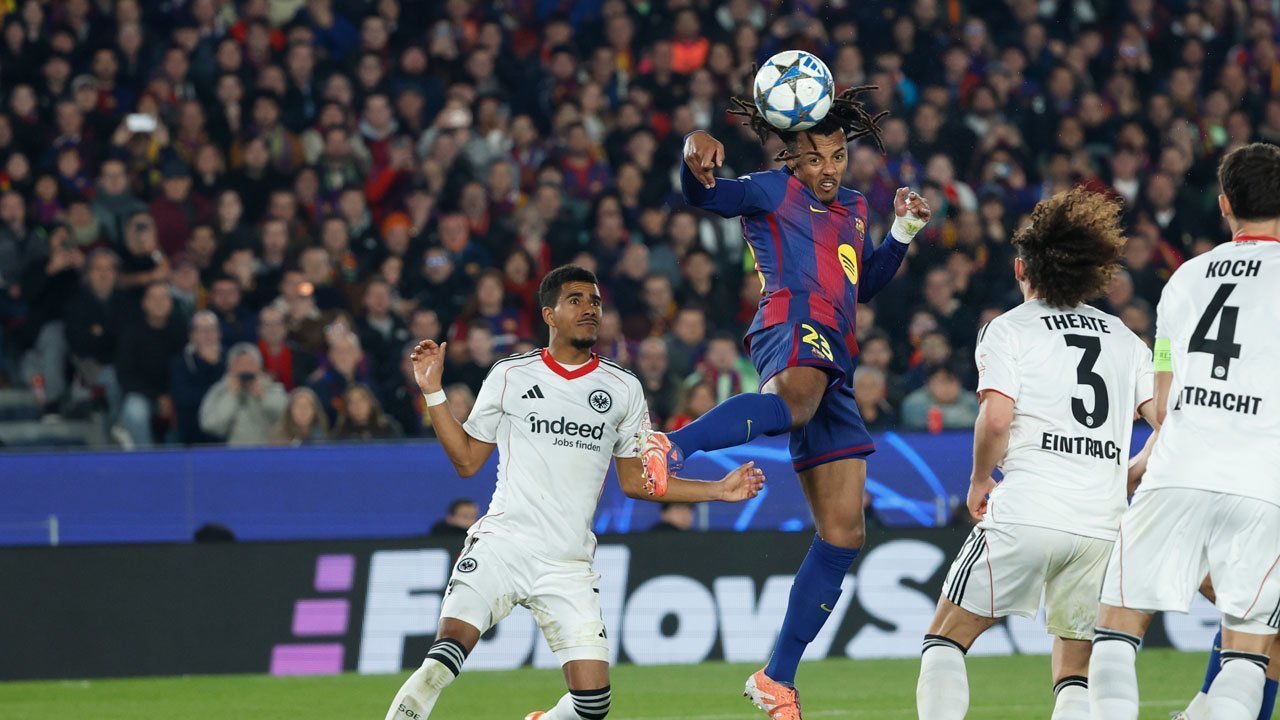 Man of the Match Barca vs Frankfurt: Jules Kounde Man of the Match Barca vs Frankfurt: Jules Kounde