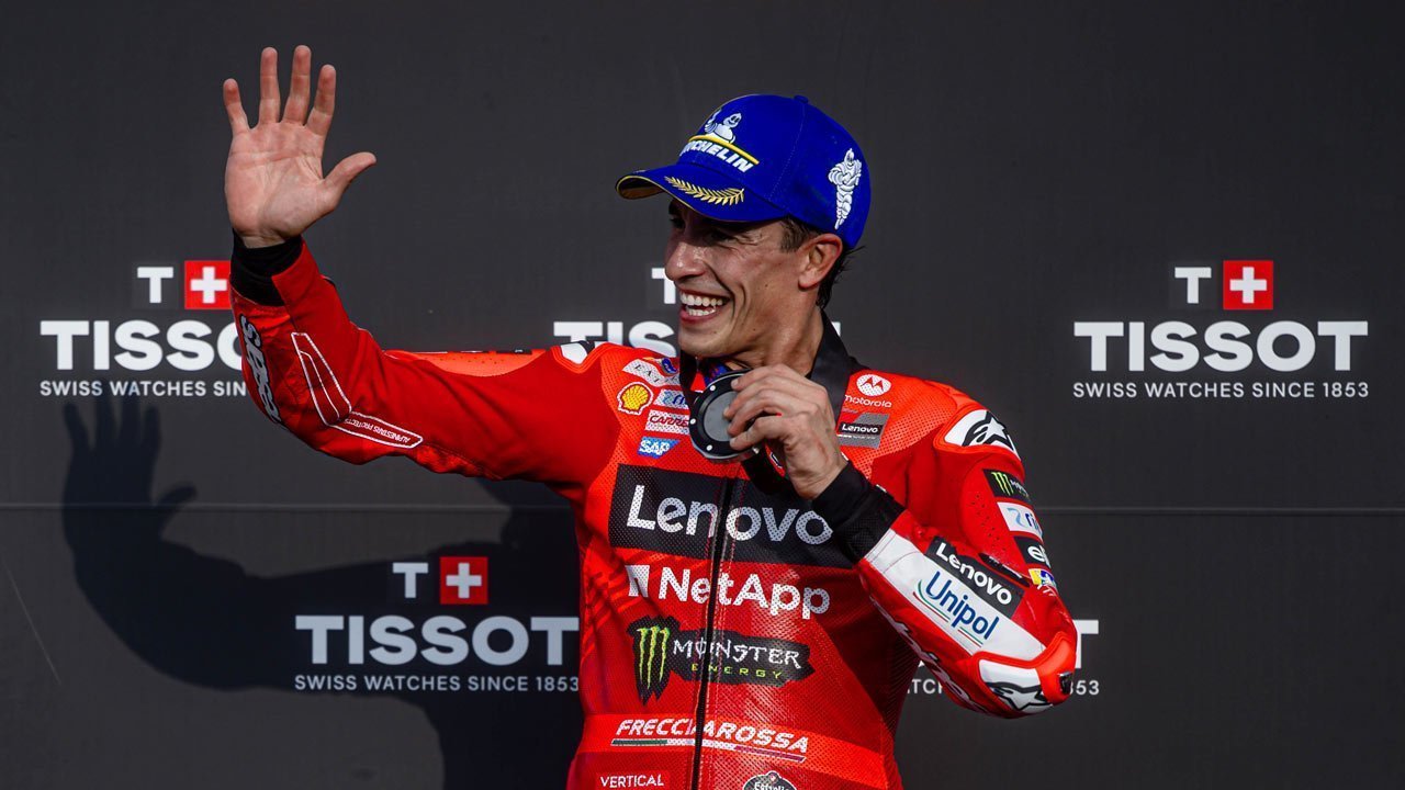 Marc Marquez Kembali Tanggapi Gosip Balik ke Honda, Tegas Takkan Tinggalkan Ducati Selama Masih Happy