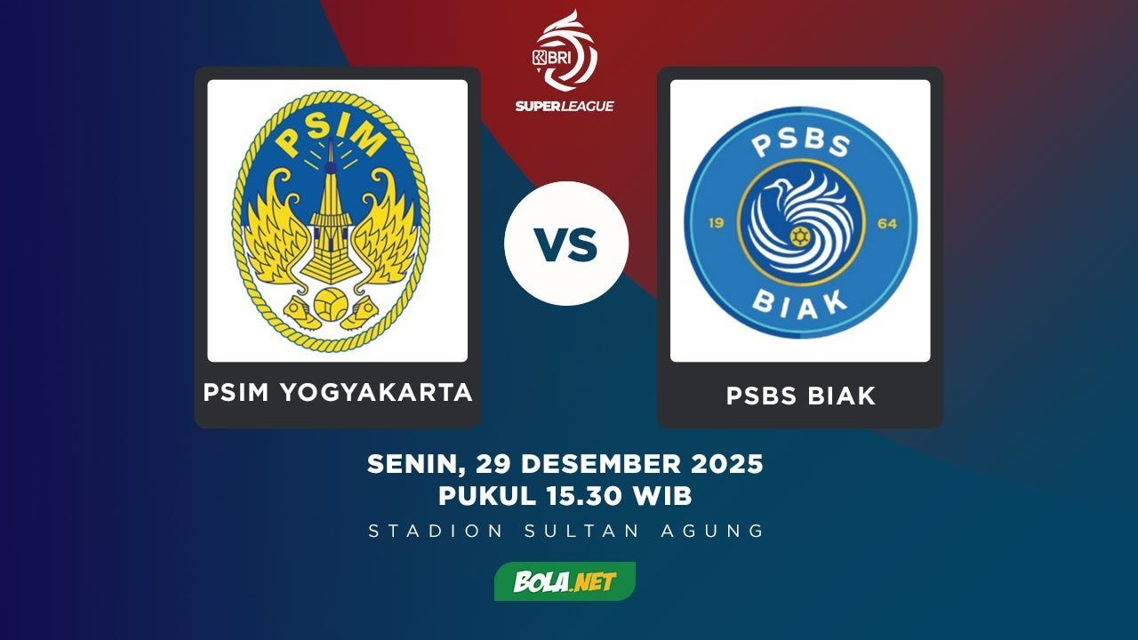 Tempat Menonton PSIM vs PSBS Biak di BRI Super League Hari Ini: Live Streaming di Mana? Tempat Menonton PSIM vs PSBS Biak di BRI Super League Hari Ini: Live Streaming di Mana?