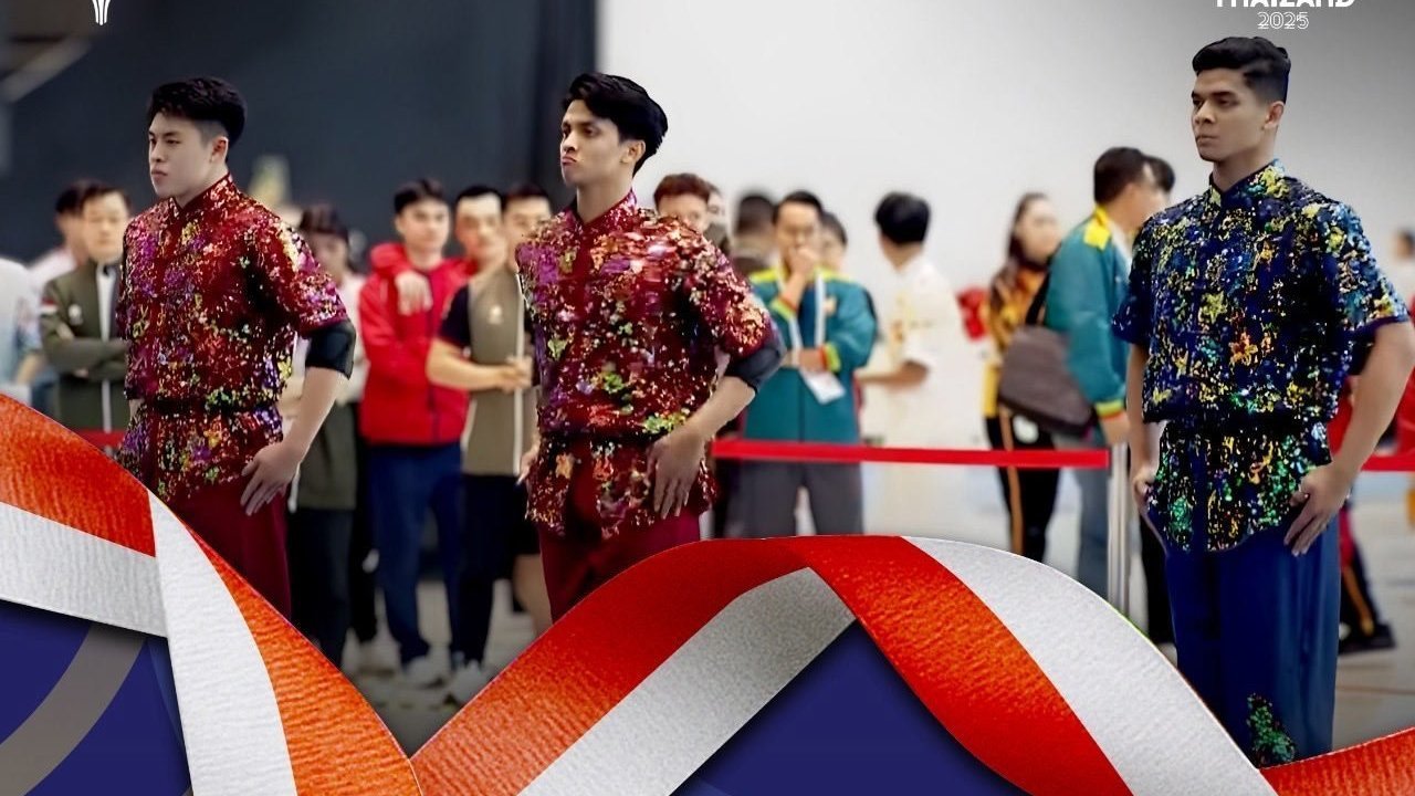Wushu Indonesia Tambah Medali Emas, Menangi Final Duilian Bare Handed Putra SEA Games 2025 Wushu Indonesia Tambah Medali Emas, Menangi Final Duilian Bare Handed Putra SEA Games 2025