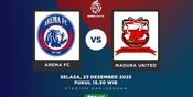 Prediksi BRI Super League: Arema vs Madura United 23 Desember 2025