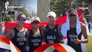 Mantap! Tim Triathlon Indonesia Sapu Bersih 3 Medali Emas Nomor Aquathlon Team Relay SEA Games 2025 Mantap! Tim Triathlon Indonesia Sapu Bersih 3 Medali Emas Nomor Aquathlon Team Relay SEA Games 2025
